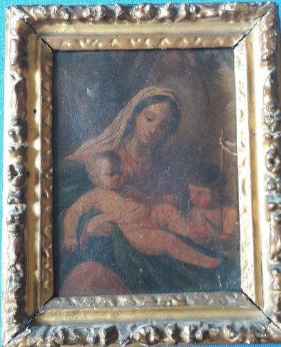 ECOLE FRANCAISE

Virgin and Child and St....