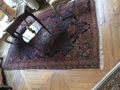 Melayer carpet (cotton warp and weft, wool...