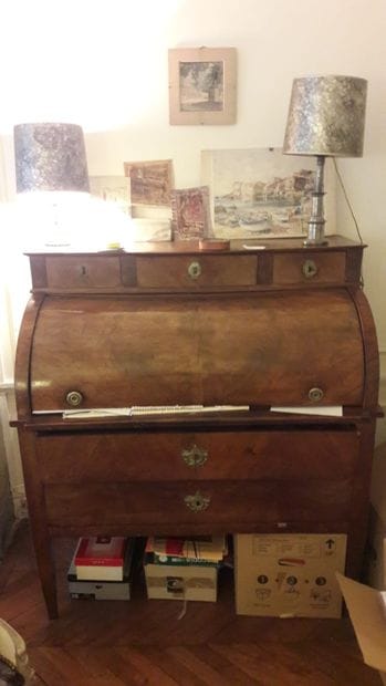 Cylinder desk
In mahogany and mahogany veneer
Opening...