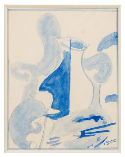 Georges BRAQUE (1882-1963)

La palette au...