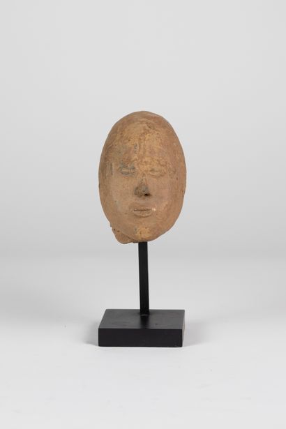 Visage Akan, Côte d'Ivoire/Ghana
Terre cuite
H.15...