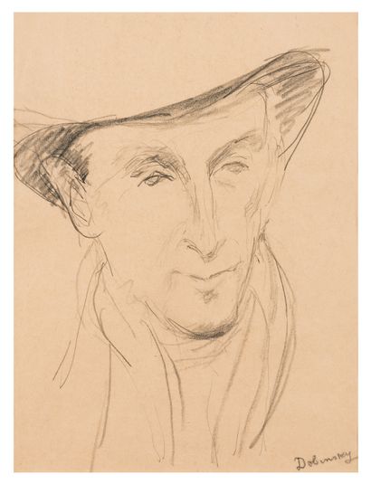 Attribué à Isaac DOBRINSKY

Portrait d'homme.

Dessin...