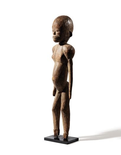 Statuette Lobi, Burkina Faso 
Bois
H. 73...
