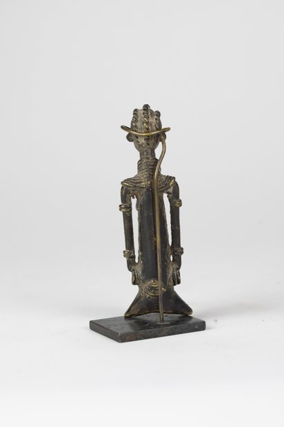 Sifflet anthropomorphe
Bronze
H. 11 cm