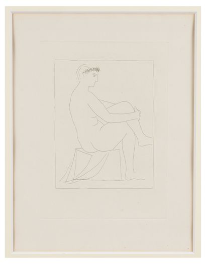 Pablo PICASSO (1881-1973)

Femme nue couronnée...