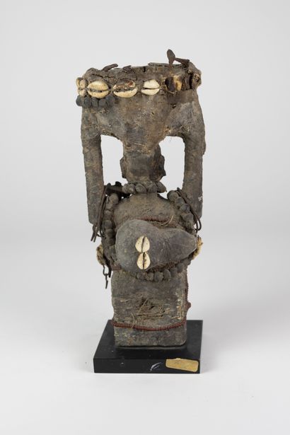 Fétiche Fon, coupe caryatide, Bénin
Bois,...