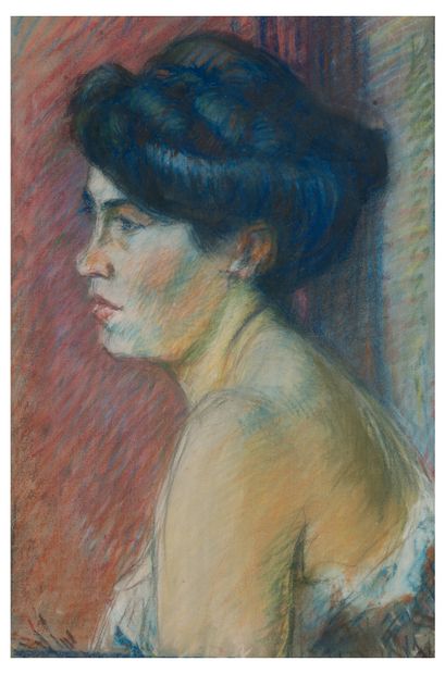 Ecole moderne



Femme au chignon.

Pastel.

46...