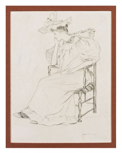 Norbert GOENEUTTE (1854-1894)

Jeune femme...