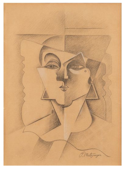 Jean METZINGER (1883-1956)

Portrait de femme...
