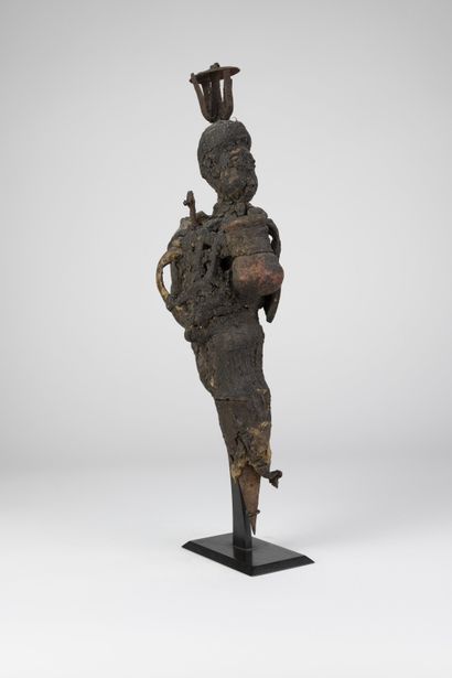 Fétiche Fon, figure debout, Bénin
Bois, métal,...