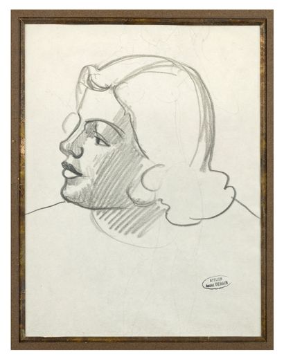 André DERAIN (1880-1954)

Portrait de Raymonde,...