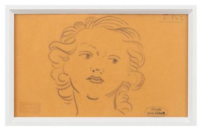 André DERAIN (1880-1954)

Tête de femme.

Dessin...