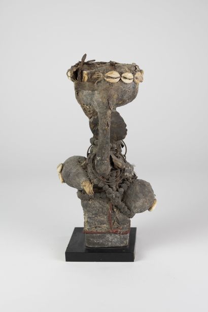 Fétiche Fon, coupe caryatide, Bénin
Bois,...