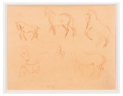 Jean DUFY (1888-1964)

Etude de chevaux.

Dessin...