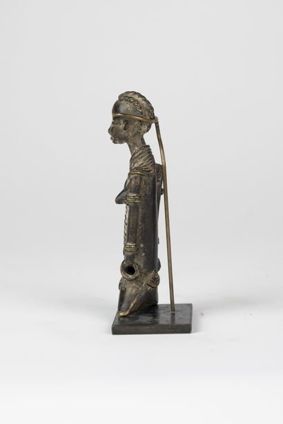 Sifflet anthropomorphe
Bronze
H. 11 cm