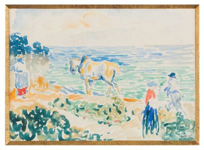 Henri Edmond CROSS (1856-

1910)

Cheval...