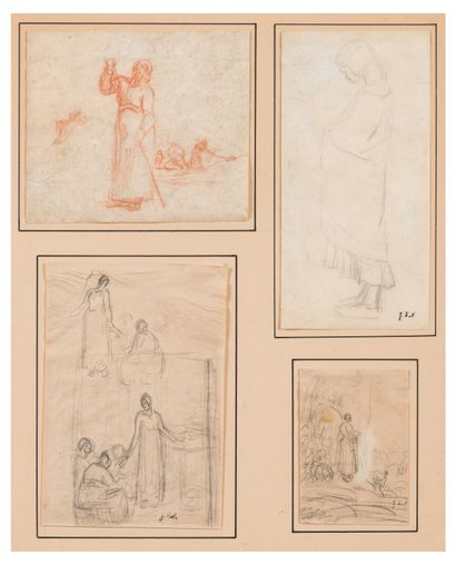 Jean-François MILLET (1814 - 1875)

Etude...