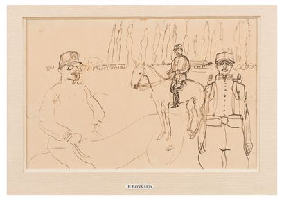 Pierre BONNARD (1867-1947)

La revue militaire.

Dessin...