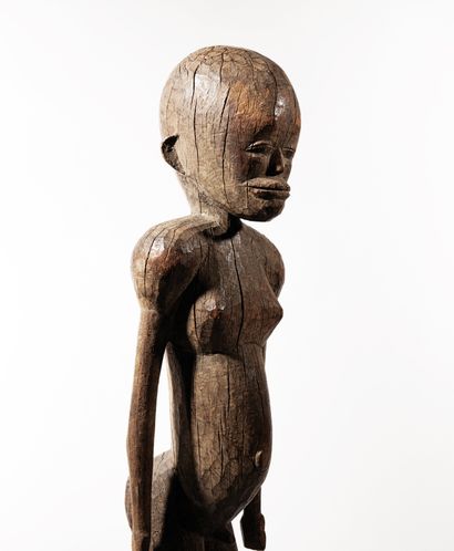 Statuette Lobi, Burkina Faso 
Bois
H. 73...