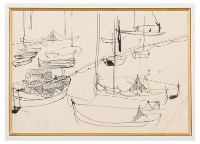 Jean DUFY (1888-1964)

Cannes, barques de...