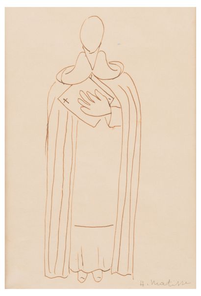 Henri MATISSE (1869-1954)

Saint Dominique.

Dessin...