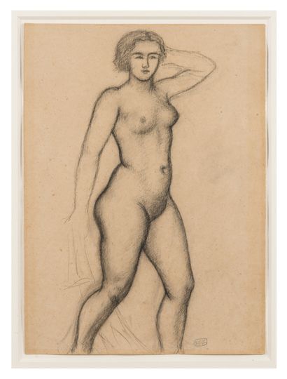 Aristide MAILLOL (1861-1944)

Nu debout.

Dessin...