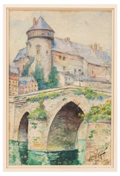 Luc HARPY

Laval, 1916.

Aquarelle signée...