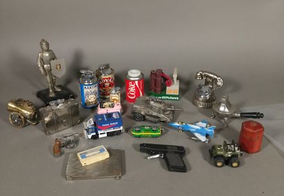 Strong lot of lighters mainly gas, advertising...