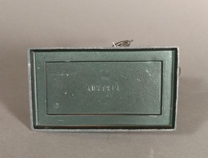 Polychrome regula table lighter representing...