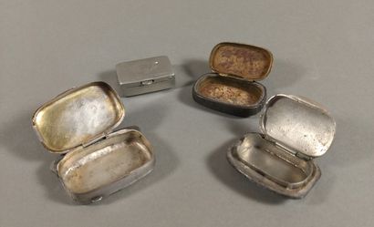 Set of 4 pocket flint lighters including...