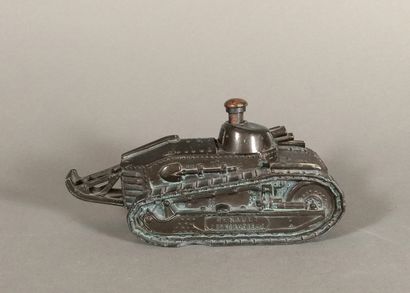 Rare gasoline lighter of table with friction...