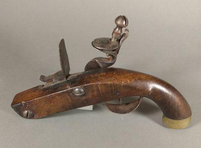 Table flintlock pistol lighter with lock,...