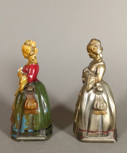 Set of two polychrome regula friction table...