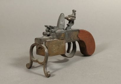 Gasoline lighter with the imitation of a...