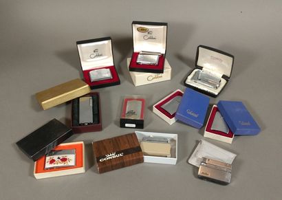 Lot of 11 gas lighters most of them in their...