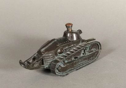 Rare gasoline lighter of table with friction...