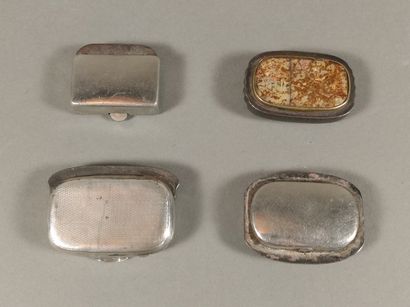 Set of 4 pocket flint lighters including...