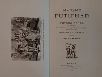 BOREL (Petrus).
Madame Putiphar. Seconde...