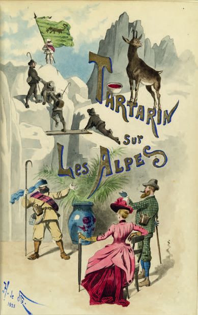 DAUDET (Alphonse).
Tartarin sur les Alpes,...