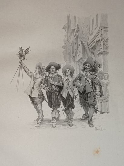 DUMAS (Alexandre).
Suite de l'illustration...