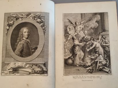 VOLTAIRE.
Suite d'estampes pour l'illustration...