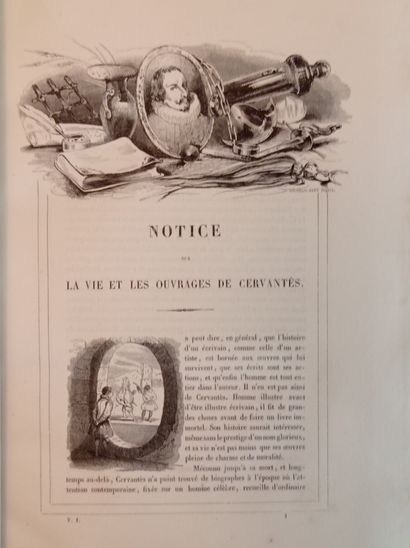 CERVANTES (Miguel de).
L'Ingénieux hidalgo...