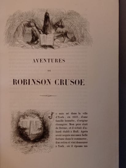 DE FOE (Daniel).
Aventures de Robinson Crusoe....