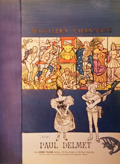DELMET (Paul).
Nouvelles chansons. Paris,...