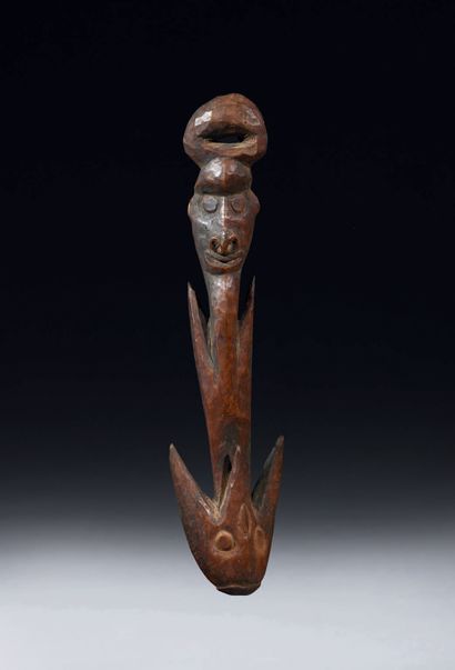 Crochet de suspension Sawos, Moyen Sepik
Papouasie...
