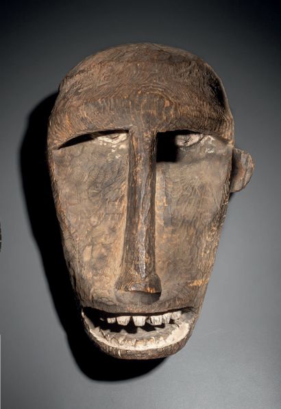 Masque Bamoun, Cameroun
Bois à patine brune
H....