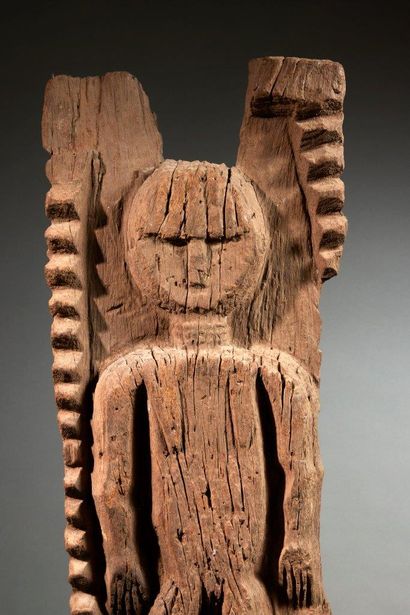 Two Ishan architectural elements
Nigeria
Wood
H....