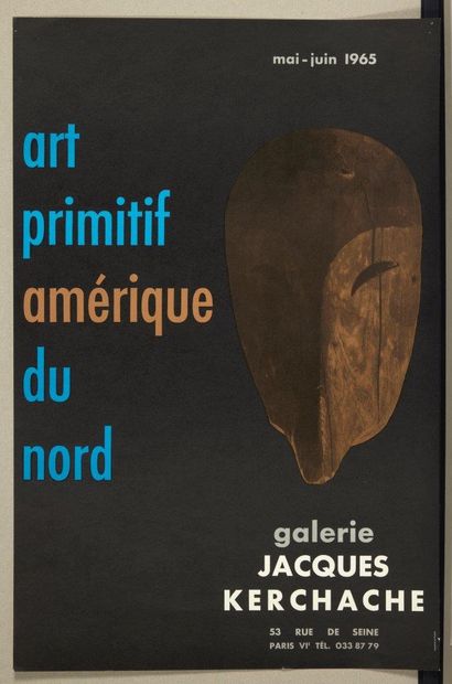 Five posters of exhibitions at the Jacques...