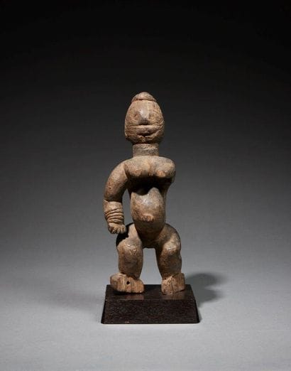 Afo statue
Nigeria / Cameroon
Wood
H. 24,5...