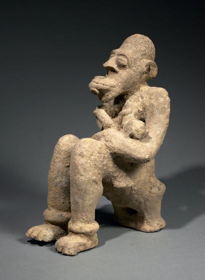 Lobi statue
Burkina Faso
Terracotta
H. 39...